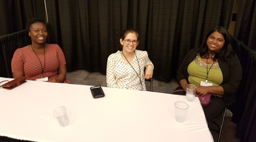 Stephanie, Jennifer, and Nimisha at WPA 2016