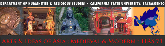 course banner for HRS 71: "Arts & Ideas of Asia"