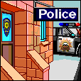 drawing of police office