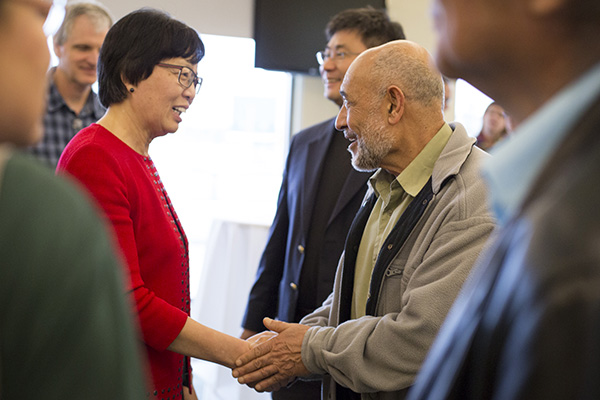 Ching-Hua Wang at reception