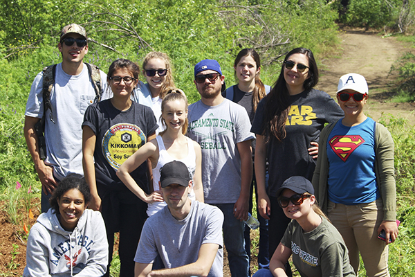 Students at Bushy Lake