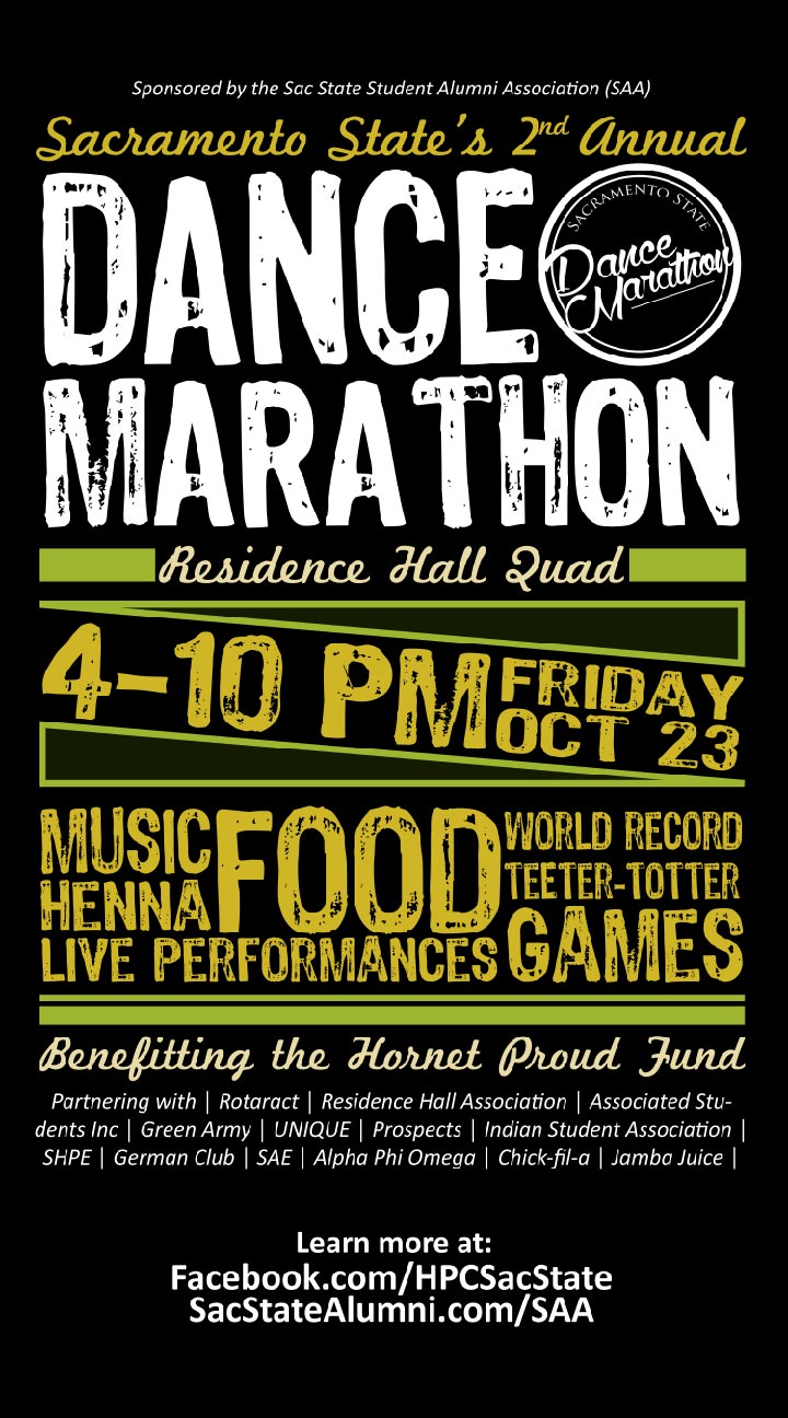 dance marathon flier