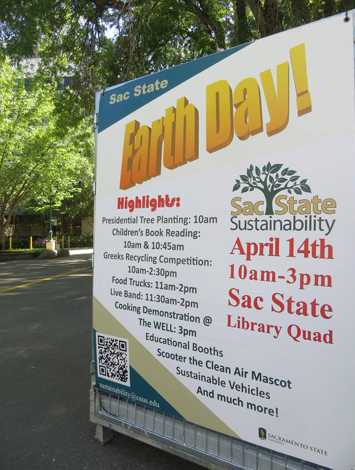 Earth Day sign