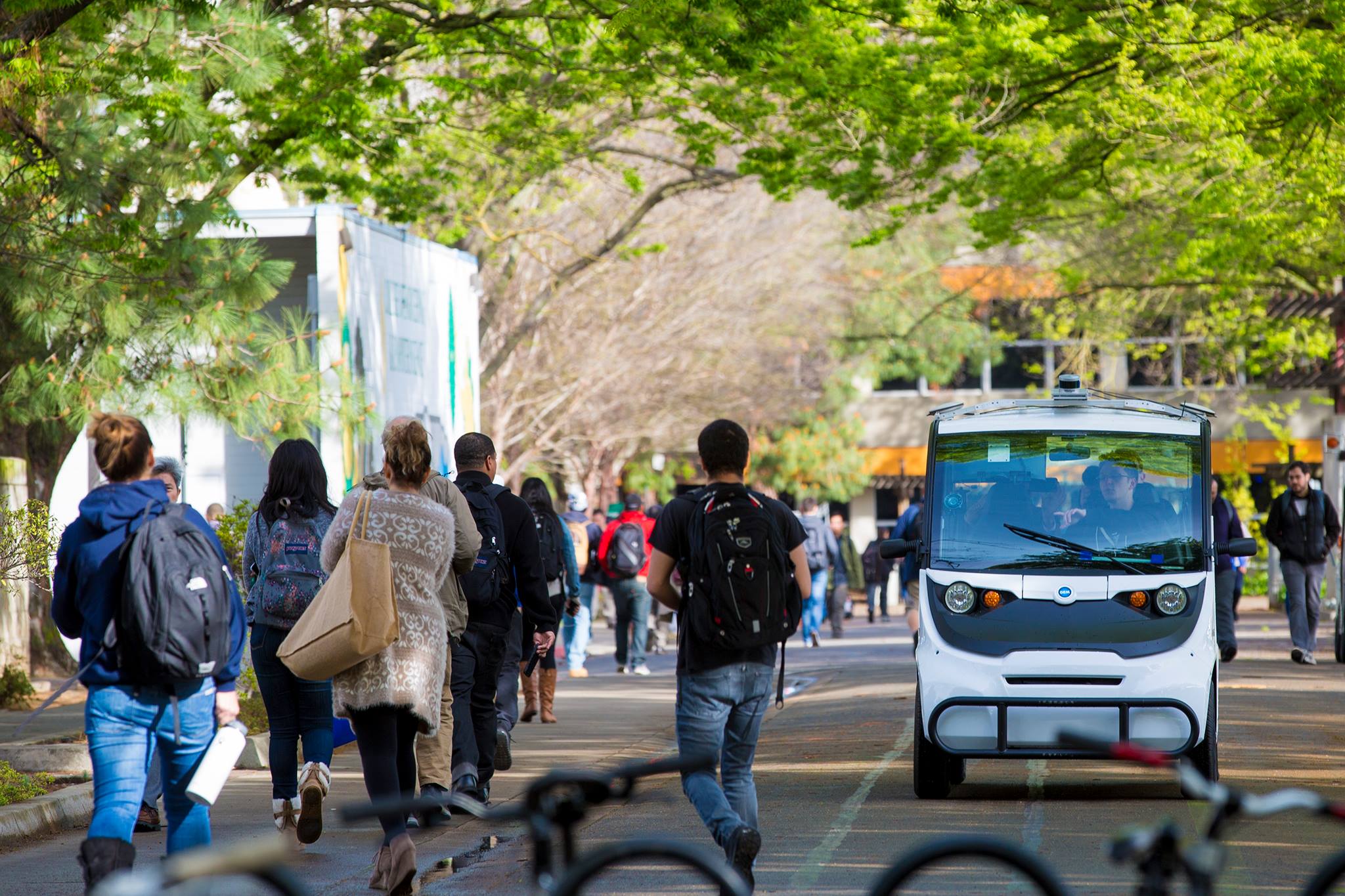 shuttle on campus