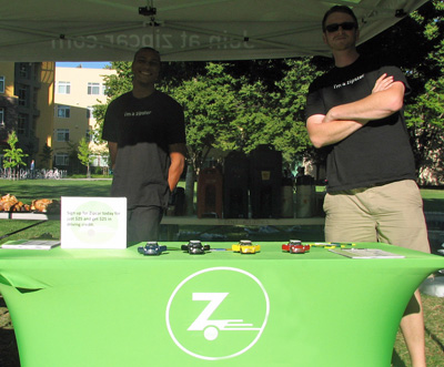 Zipcar booth