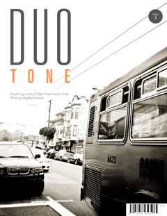 Duotone Magazine Cover