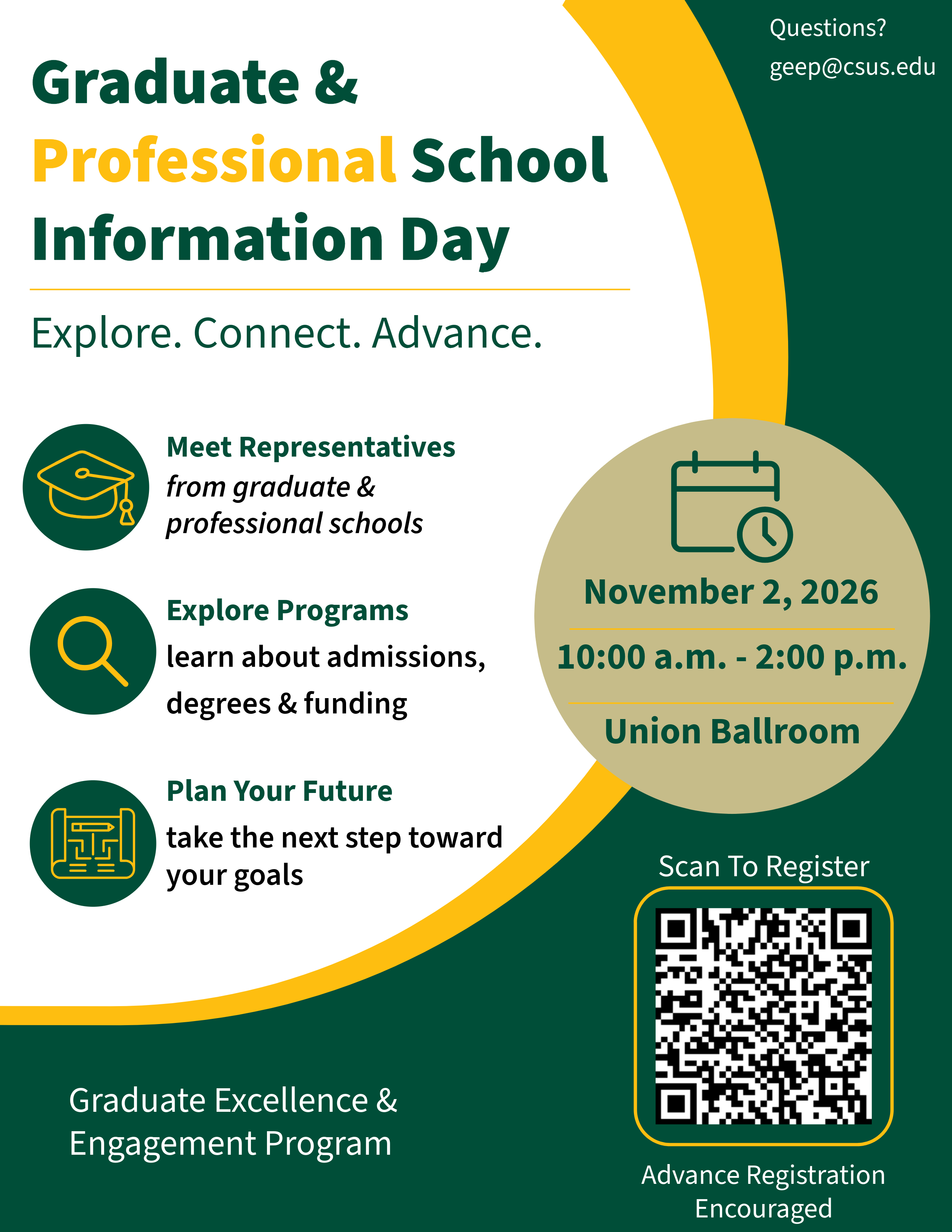 Grad Info Day Save the Date