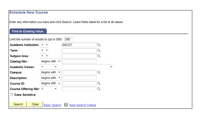 Figure 1: Search page.
