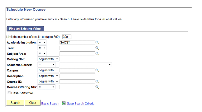 Figure 6: Search page.