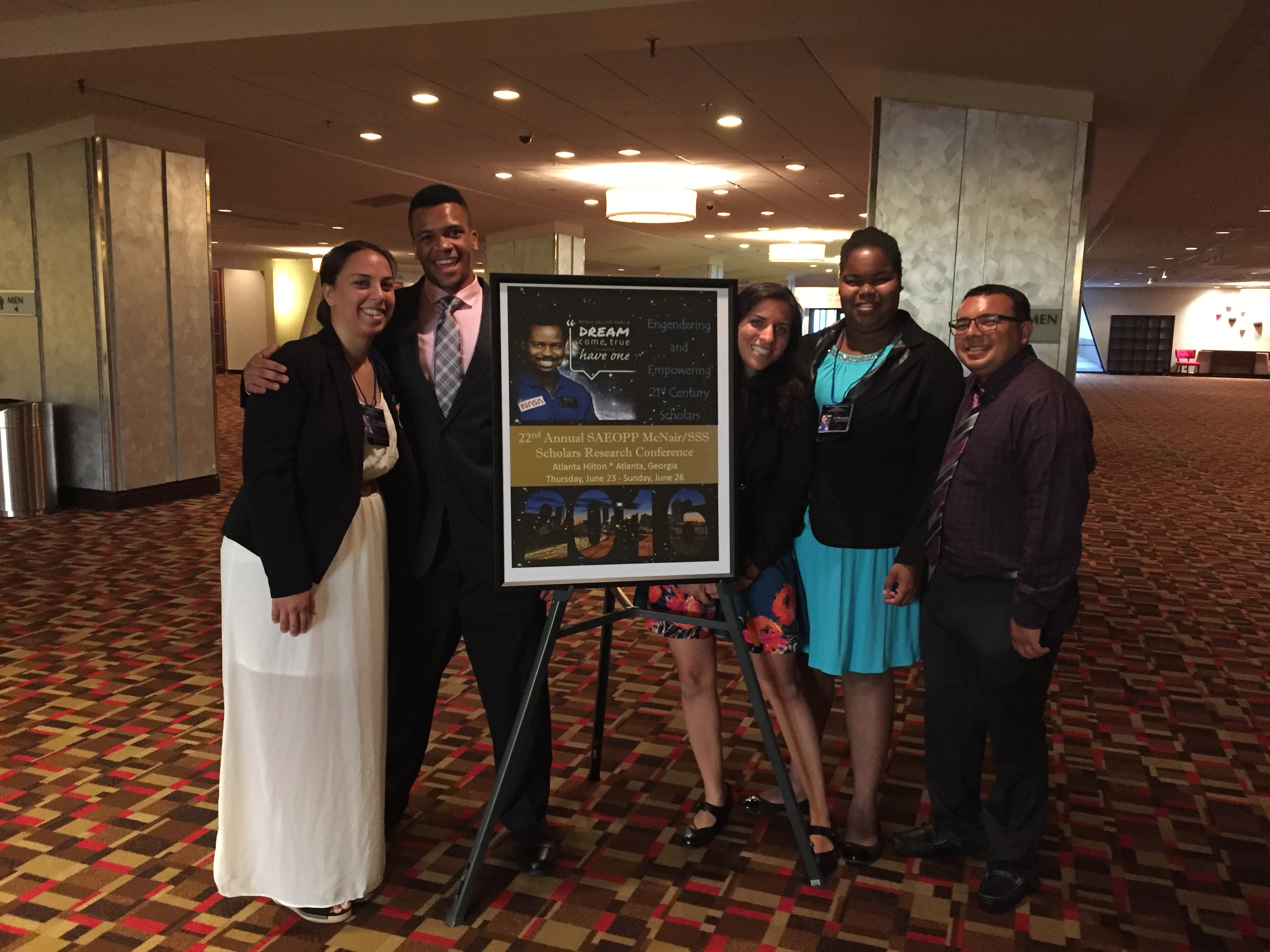 SAEOPP McNair/SSS Scholars Research Conference student attendees photo
