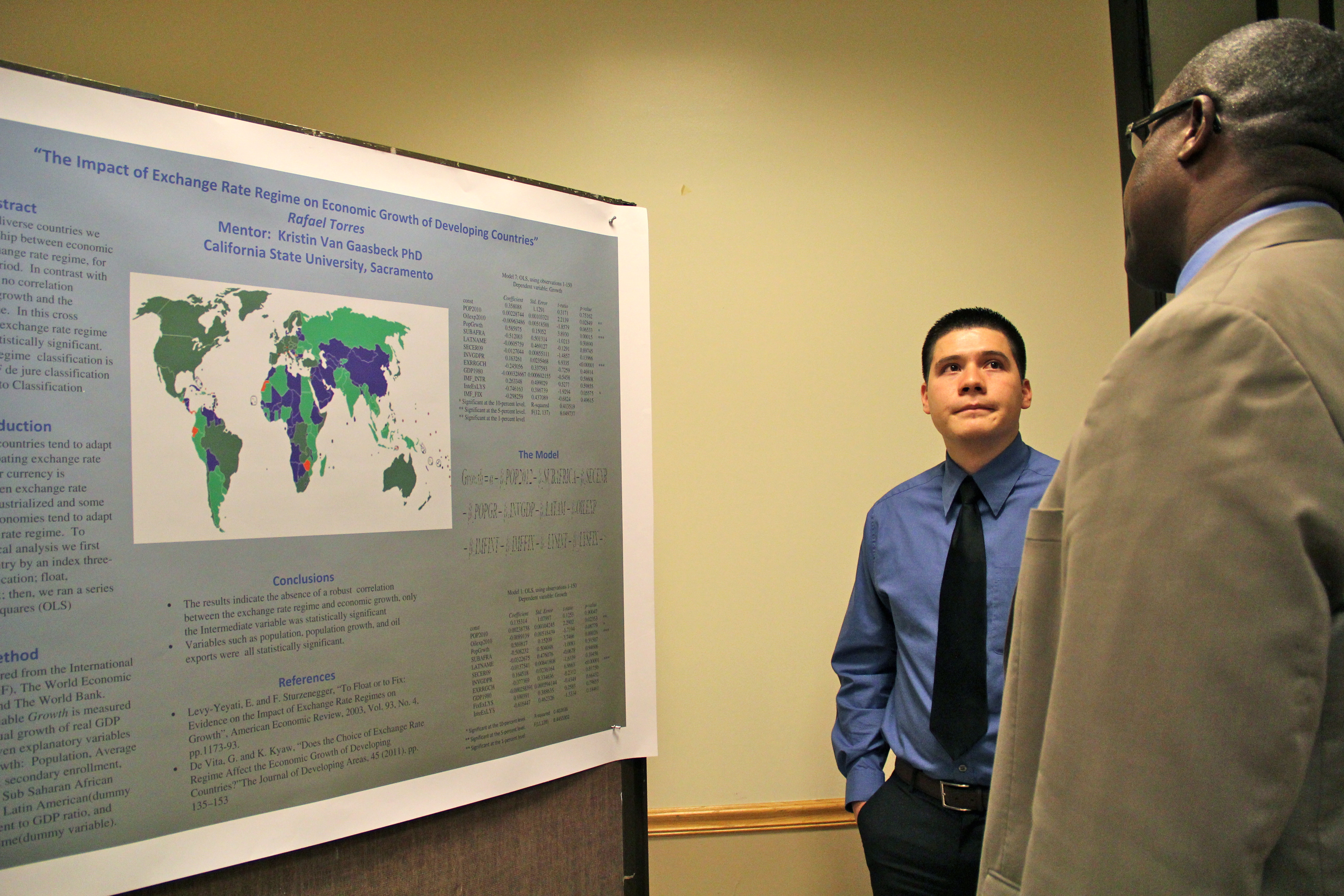 McNair student poster presentation