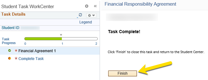 screenshot showing final agreement page