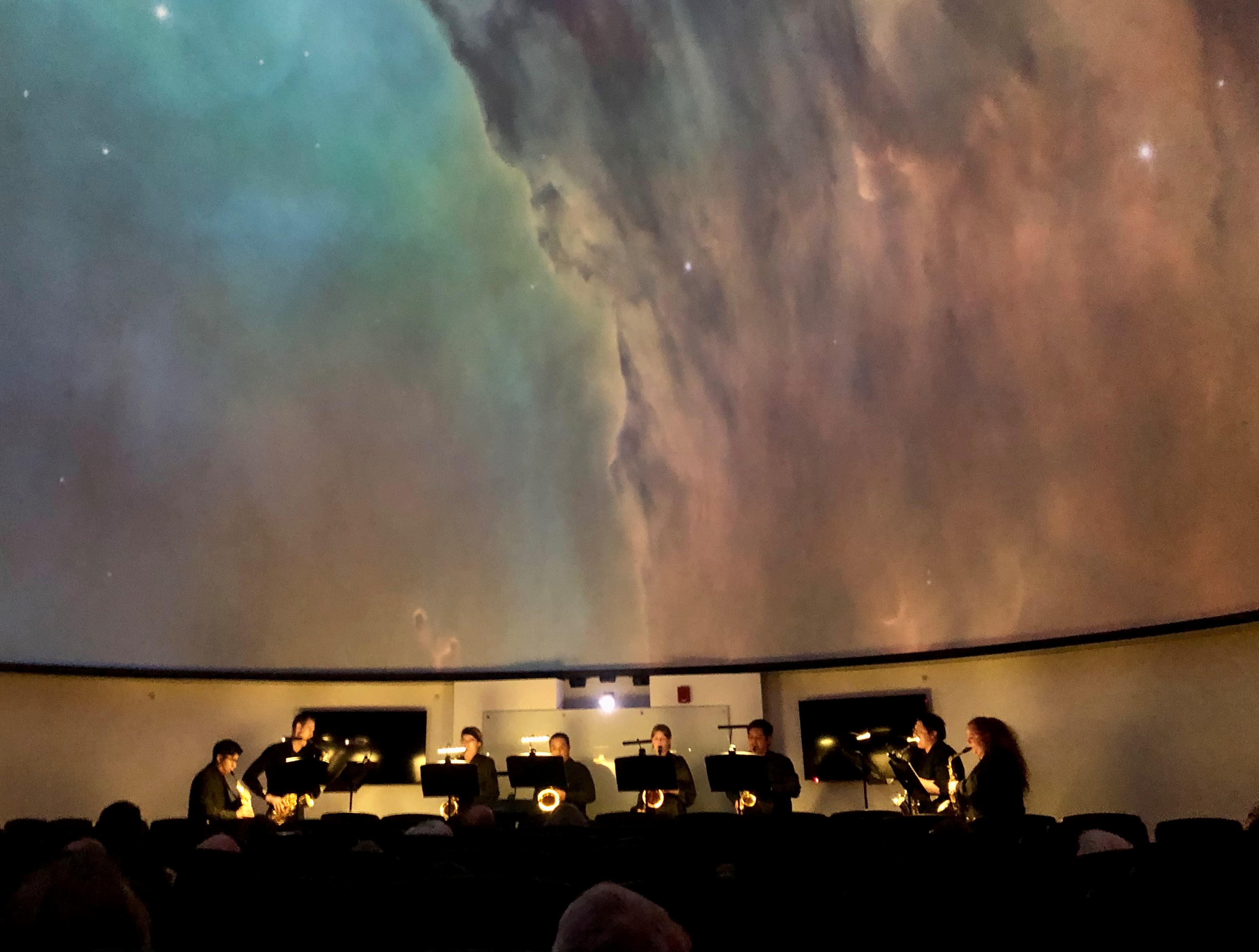 Image from inside the planetarium