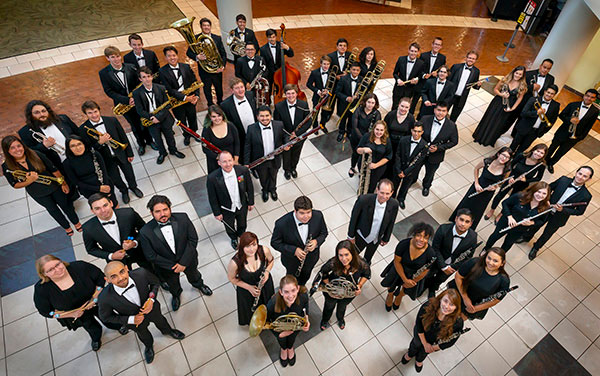 Image of Symphonic Wind Ensemble performing