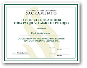 Formal voice certificate