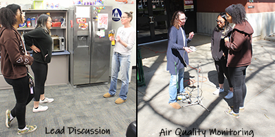EHS employees share knowledge with students