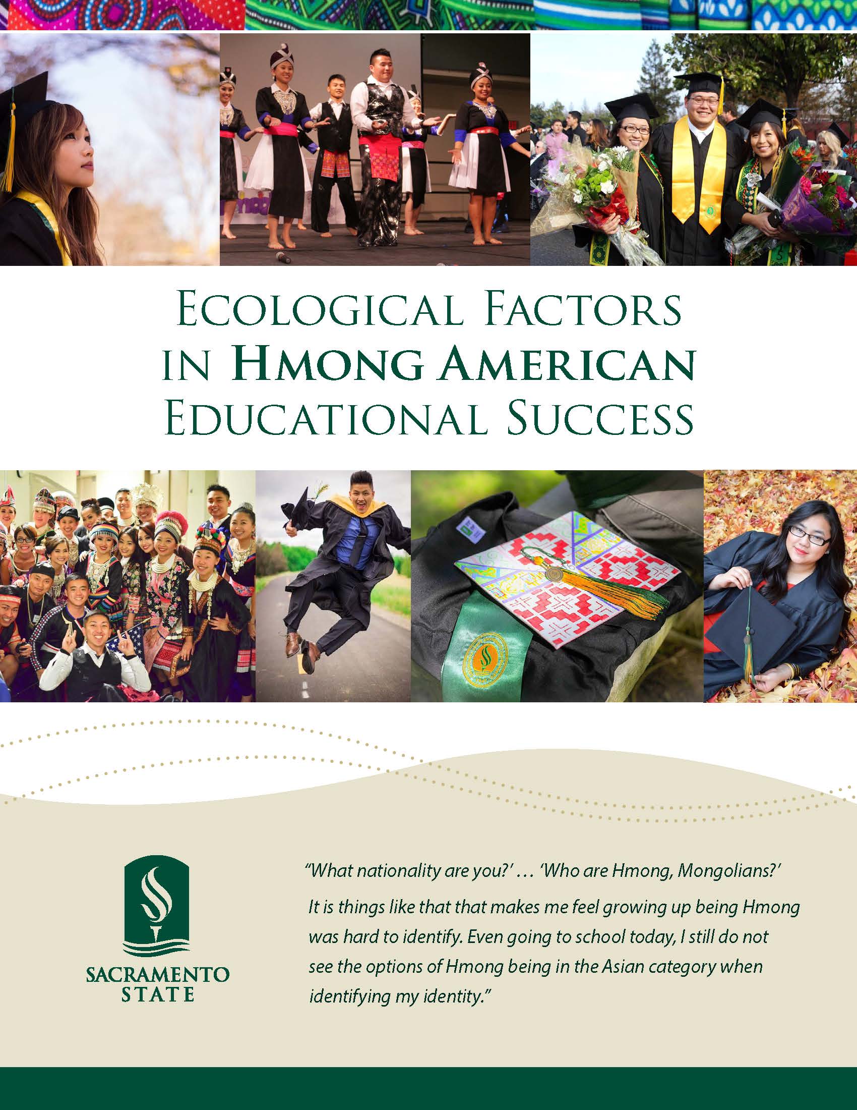 Brochure Cover for Ecological Factors In Hmong American Educational Success