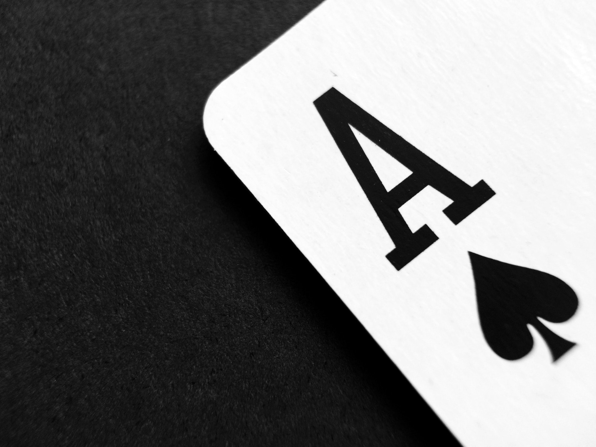 corner of aces card