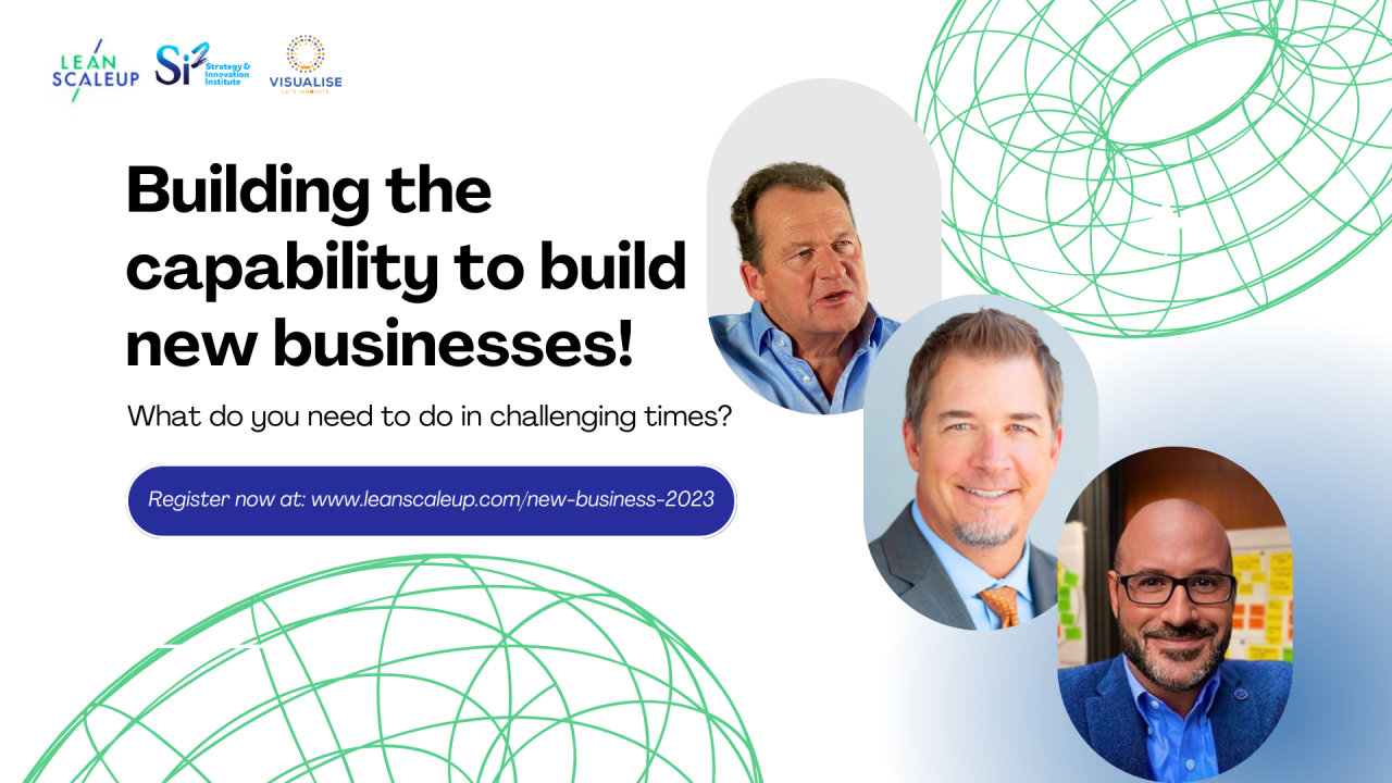 Title image for leanscale business building workshop