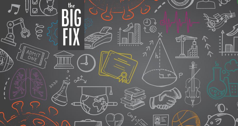 Title image for The Big Fix article, Comstock Magazine