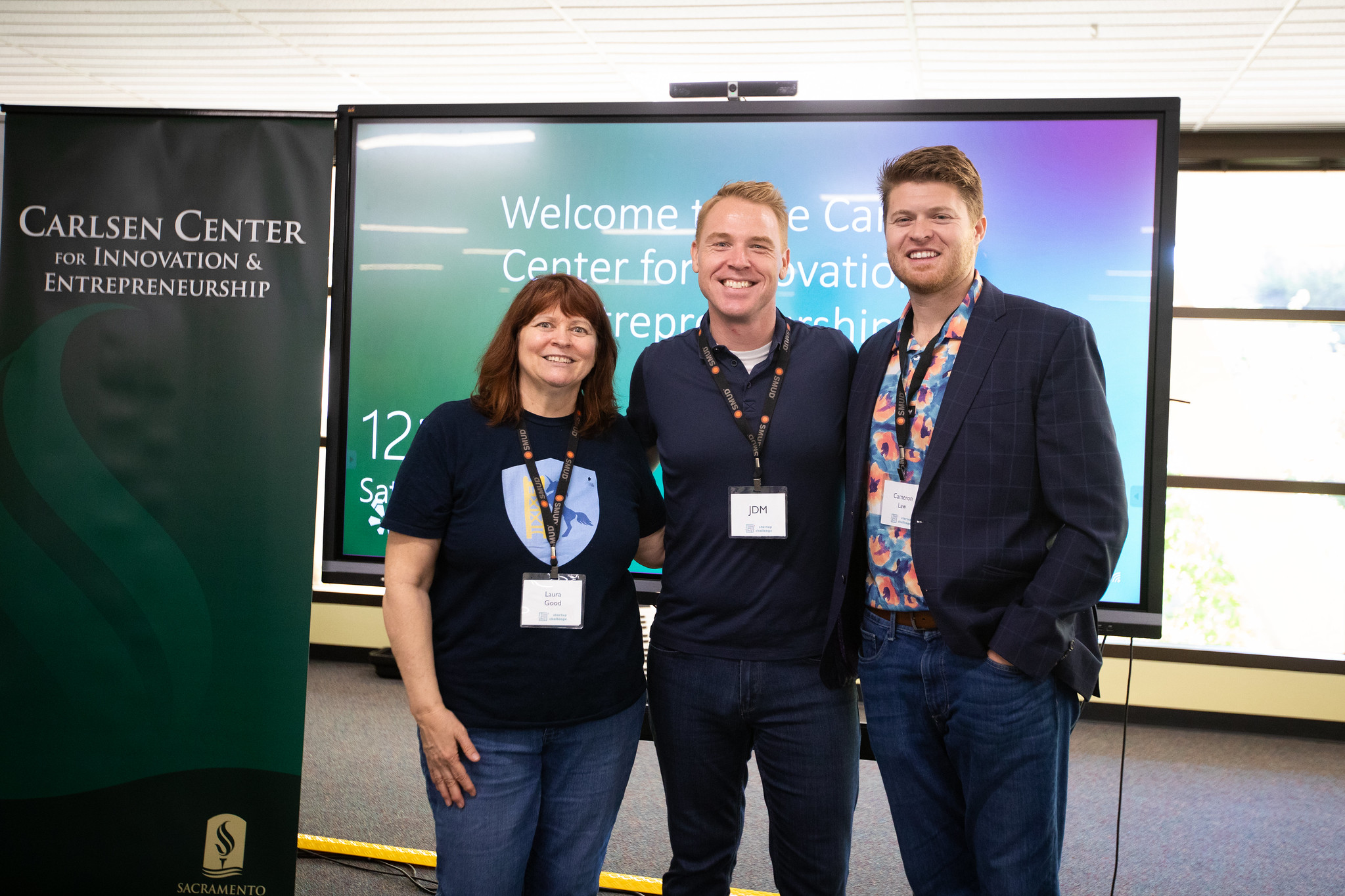 Startup Challenge Facilitators: Laura Good, Josh David Miller,& Cameron Law