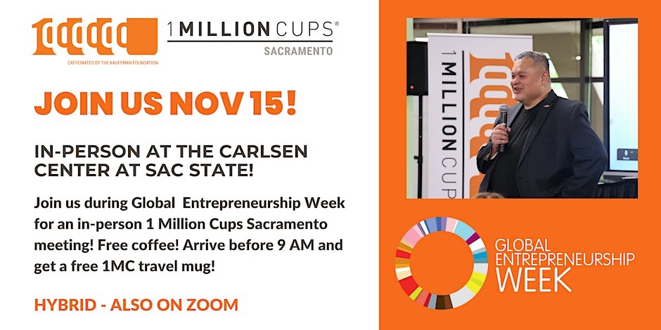 Title image for GEW 1 Million Cups event