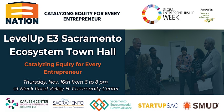 Title for LevelUp E3 Sacramento Ecosystem Town Hall