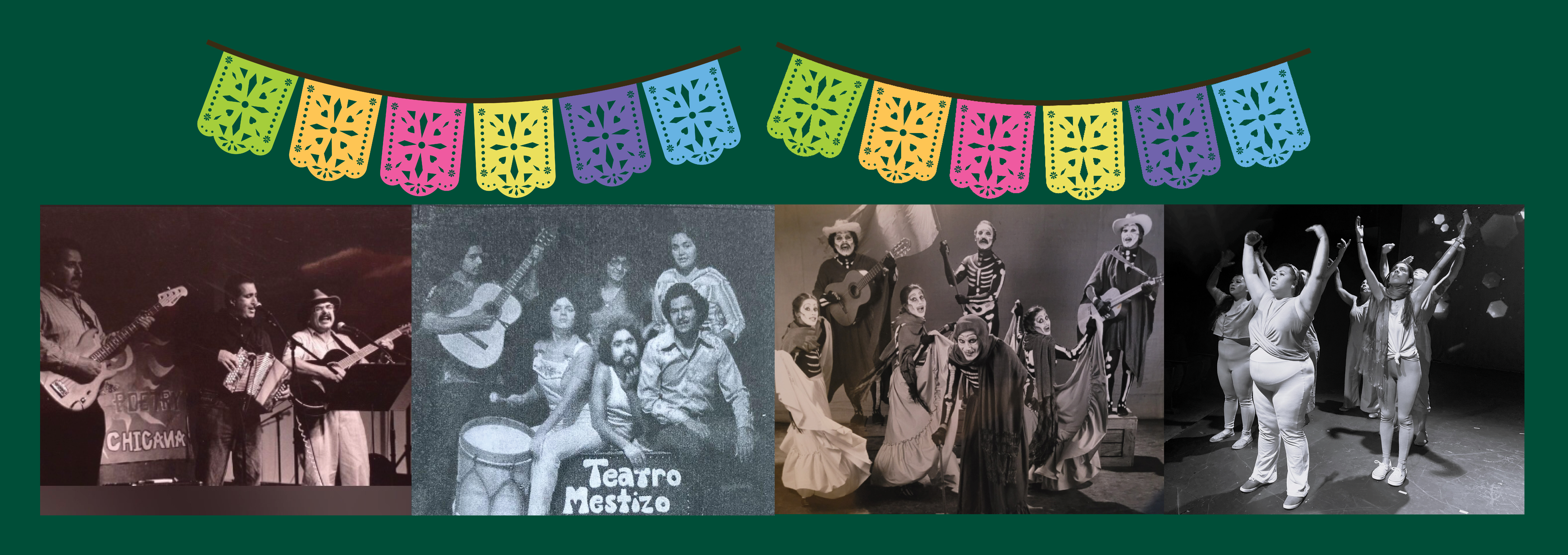 image of different Chicano theater performances