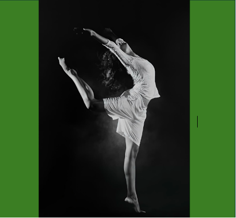 Ballet Dancer Dressed in Black