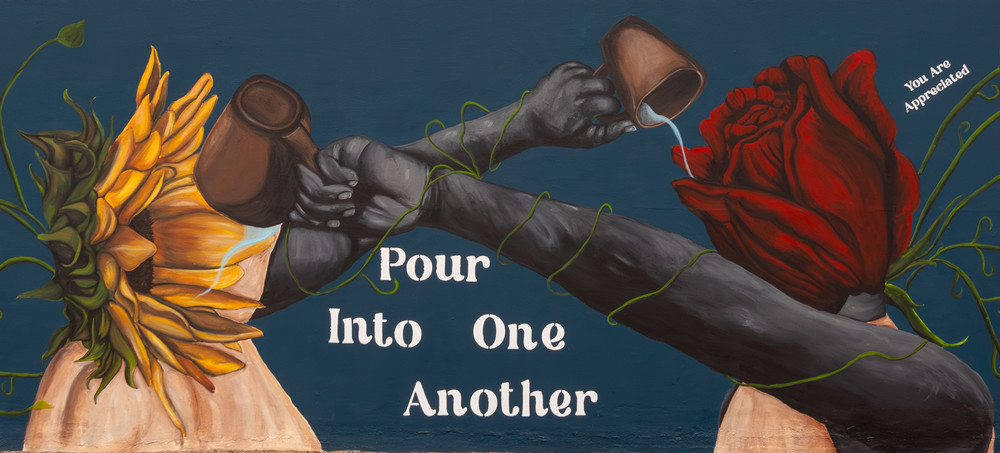 Mural from Art Student Amari Moore