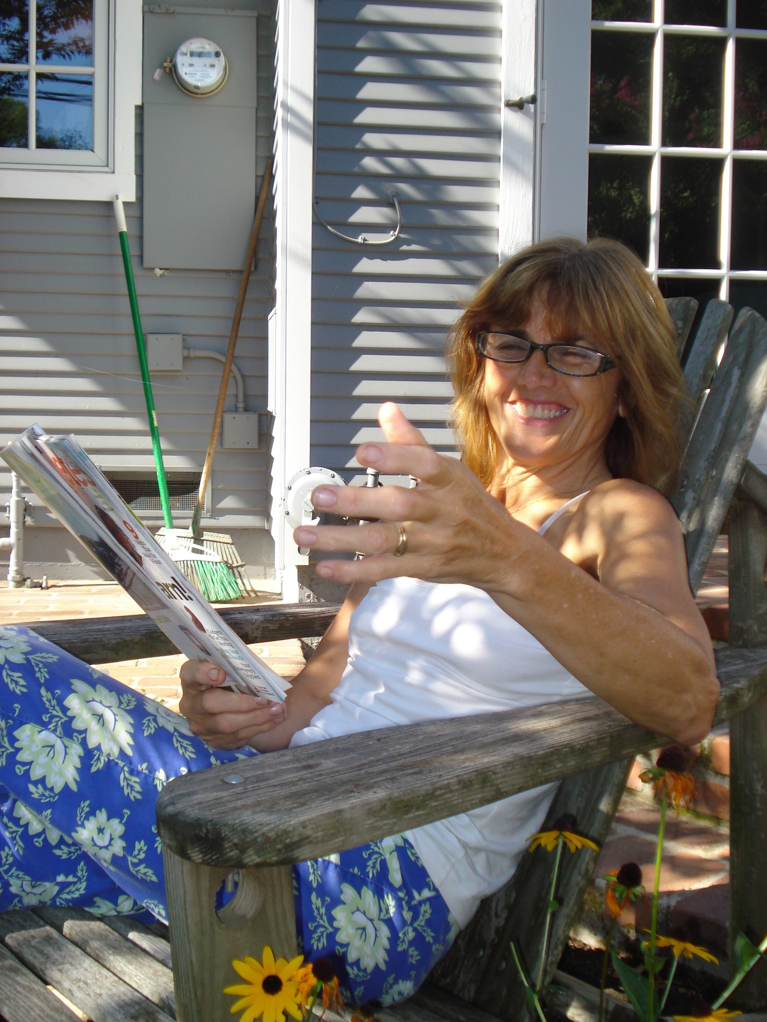 Theresa at her home in 2012