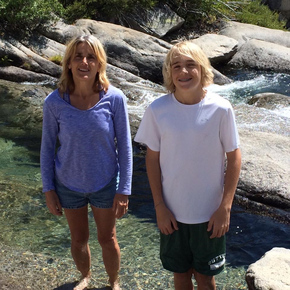 Horsetail Falls near Lake Tahoe, August 2014