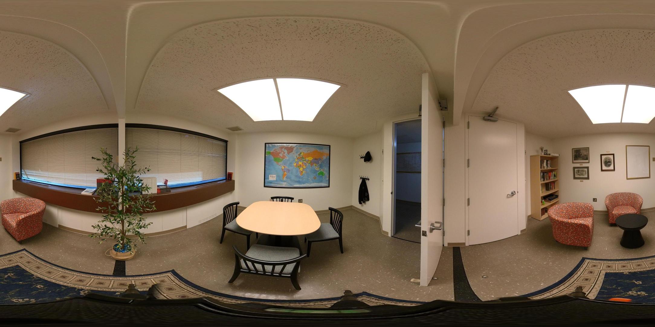 Shattuck History Student Lounge 360 View the Door Open
