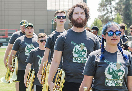 Group photo, band camp participants