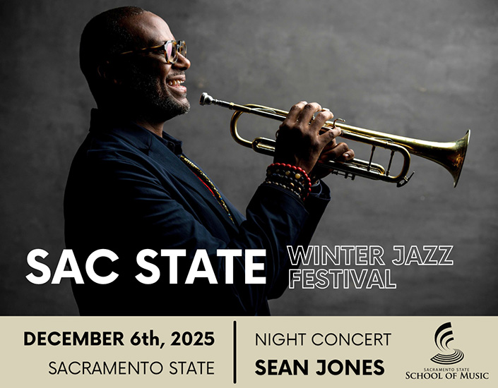 Winter Jazz orchestra performance at Sac State