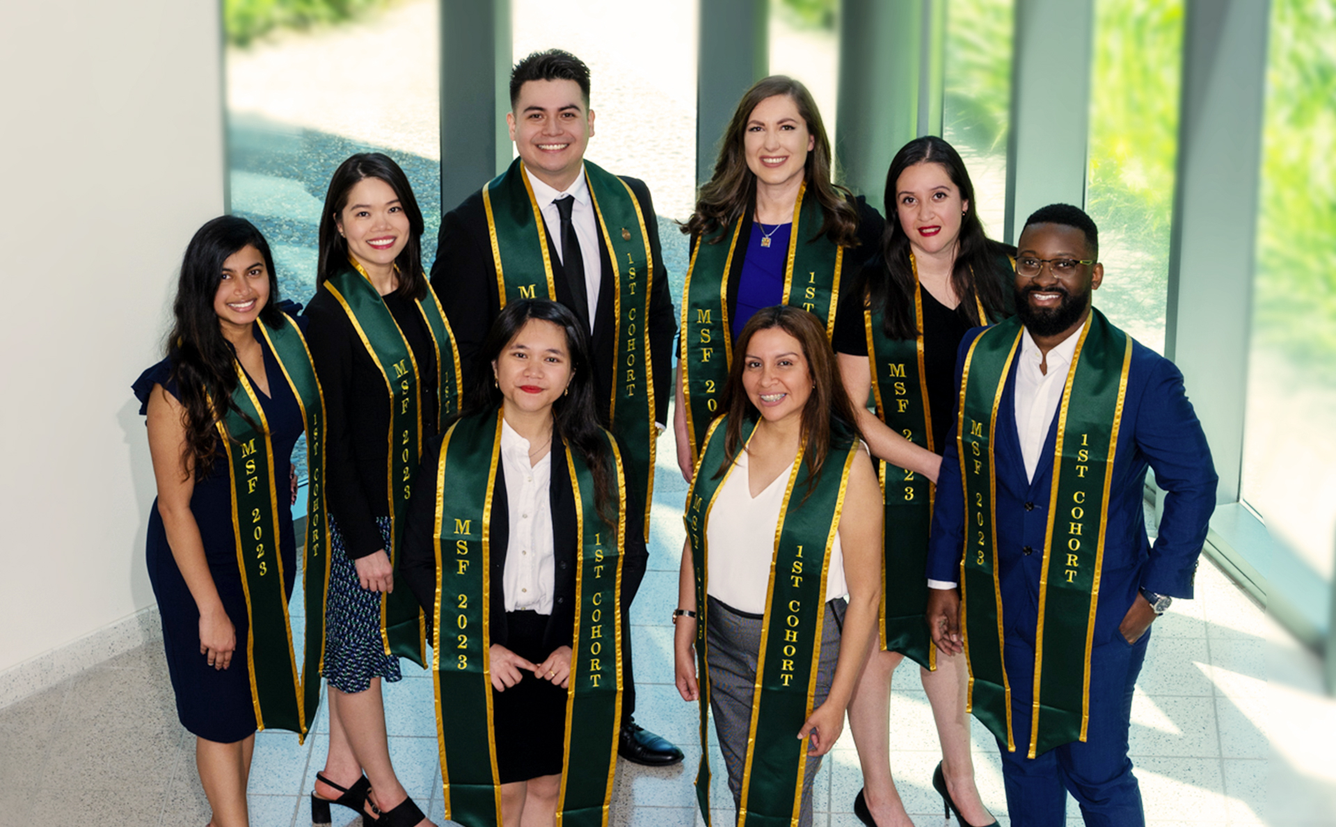 students graduating 