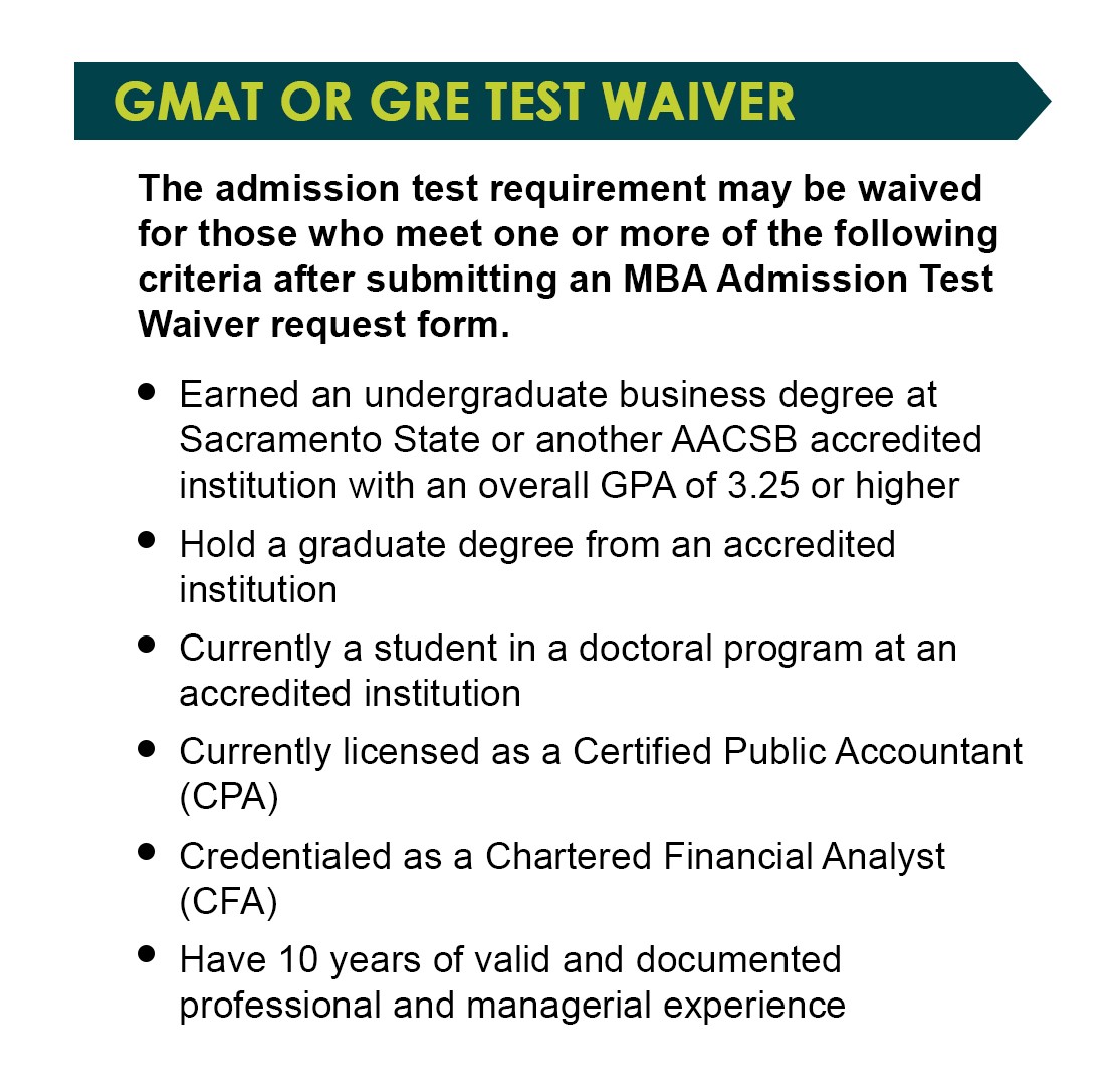 Master of Business Administration Sacramento State