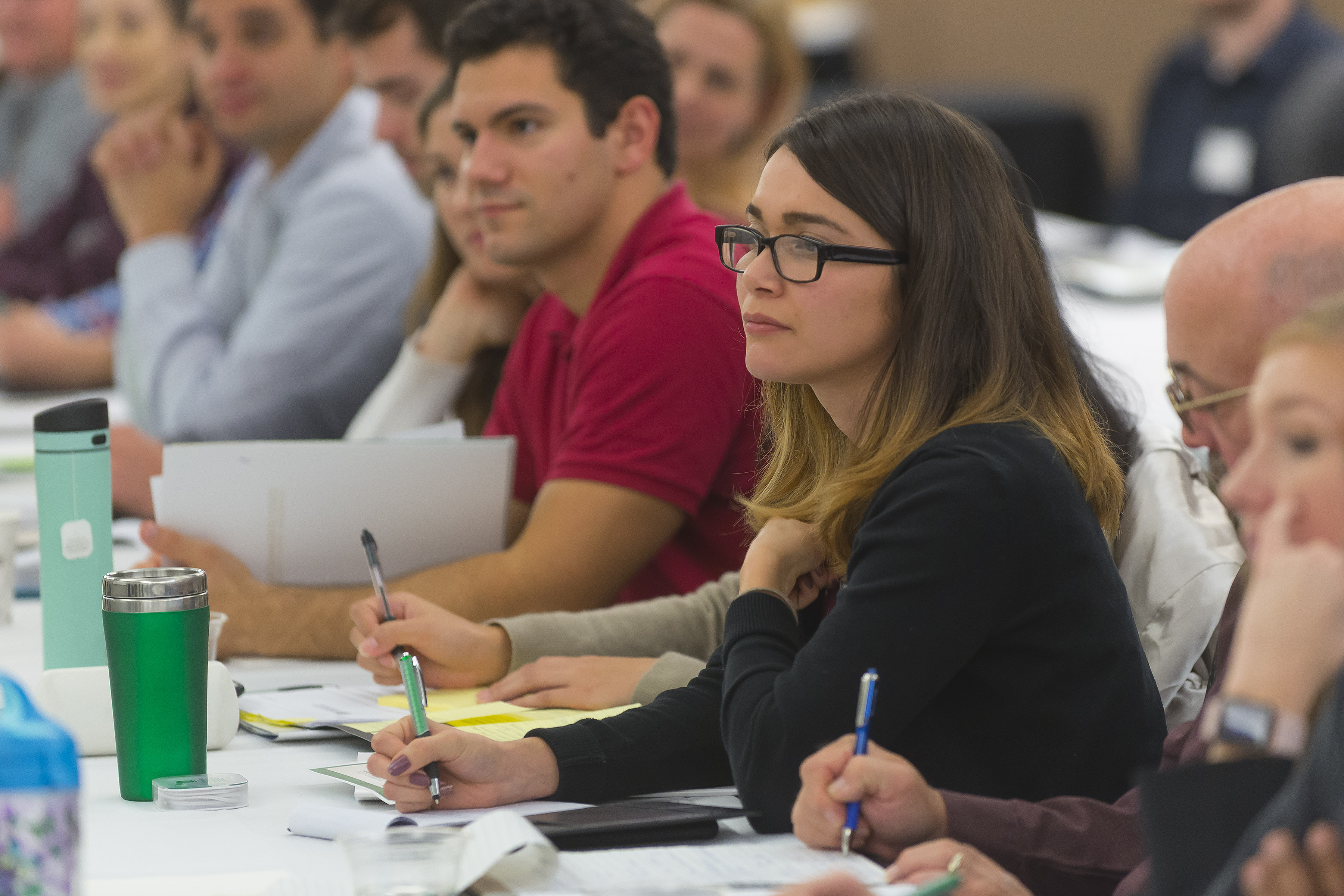 MBA Students at Orientation