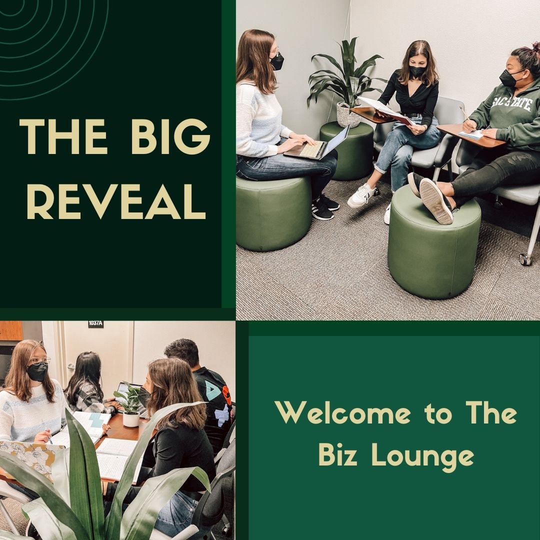 Biz Lounge banner announcement