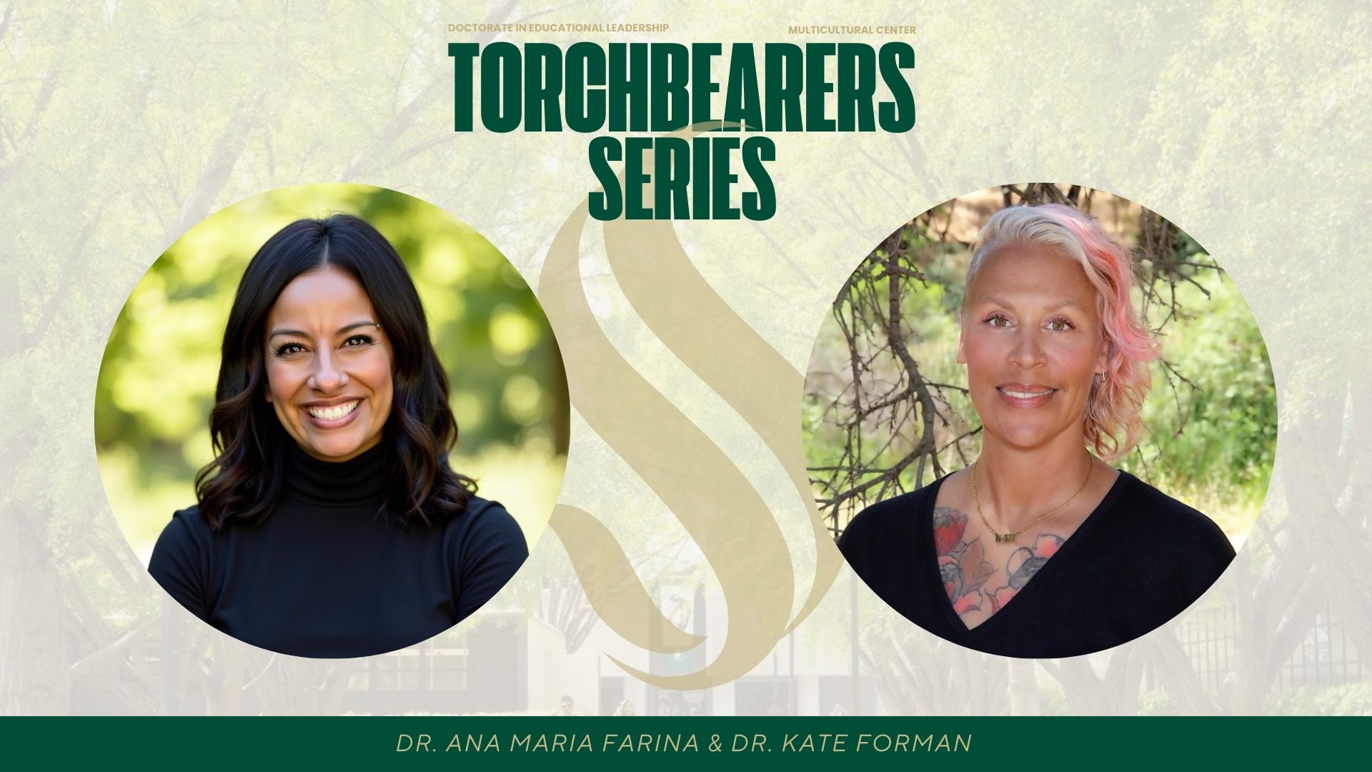 Dr. Ana Maria Farina & Dr. Kate Forman