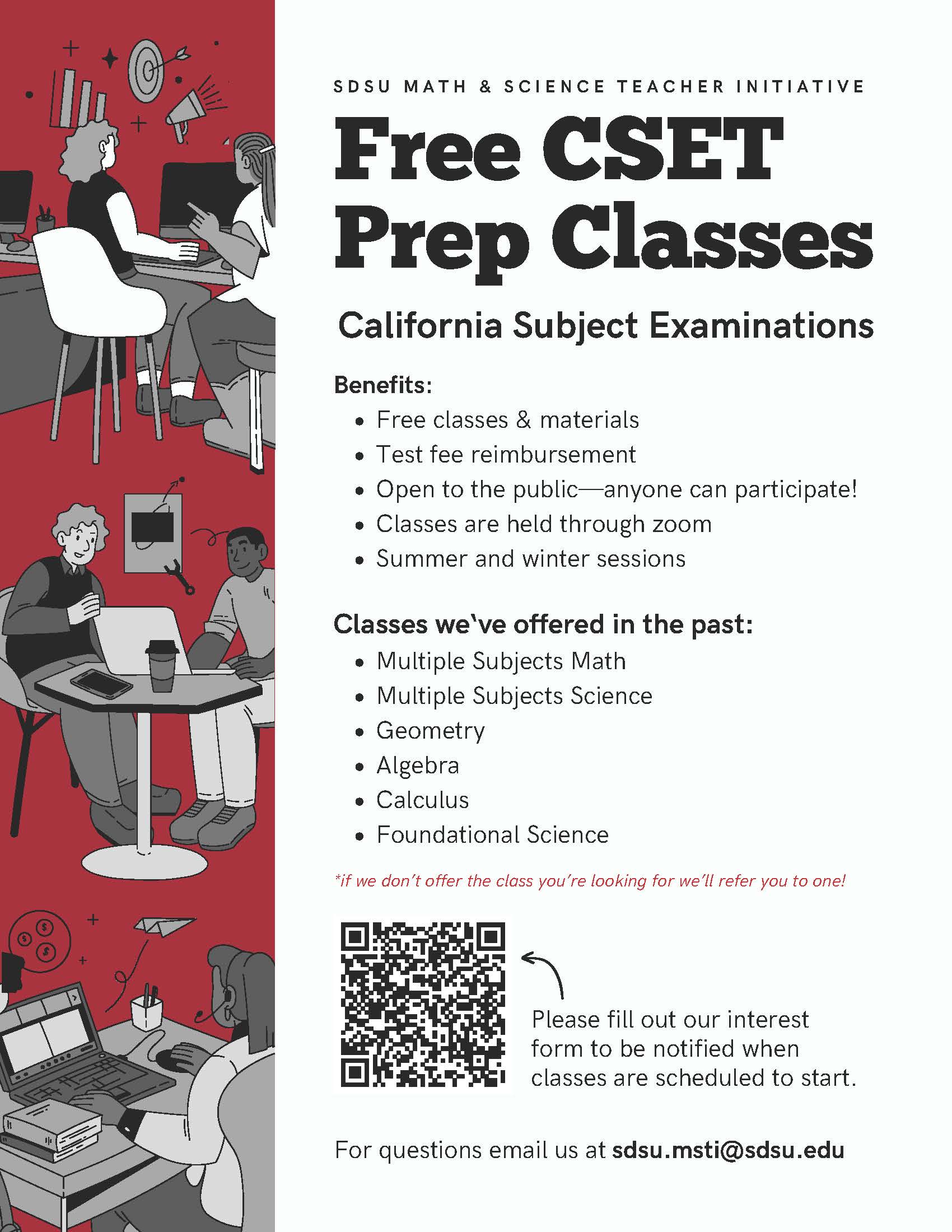 CSET Interest Form Flyer 5