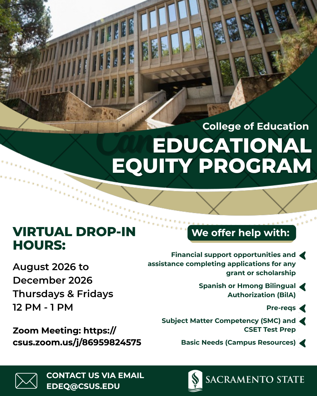 Ed Eq Virtual Drop-In Hours