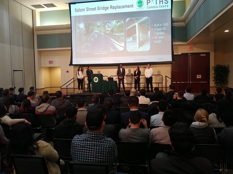 civil engineering senior design students