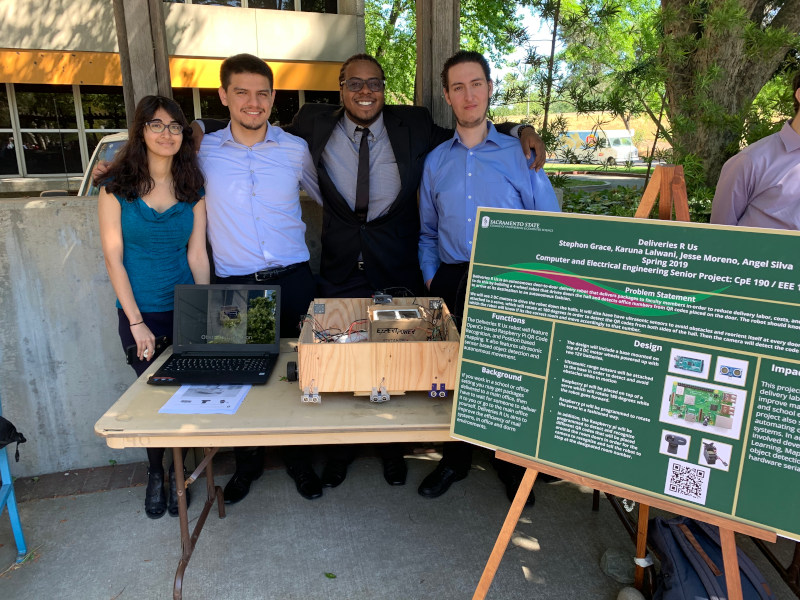 EEE senior design showcase students
