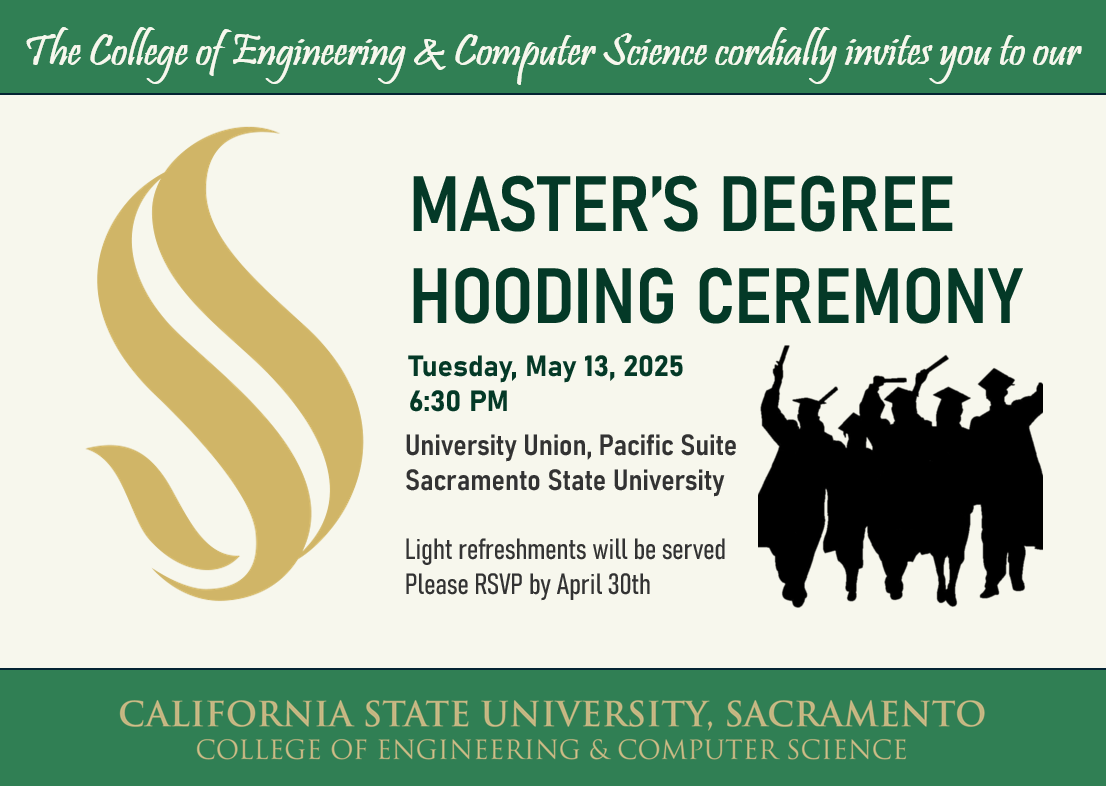 2025 ECS Masters Hooding Invite