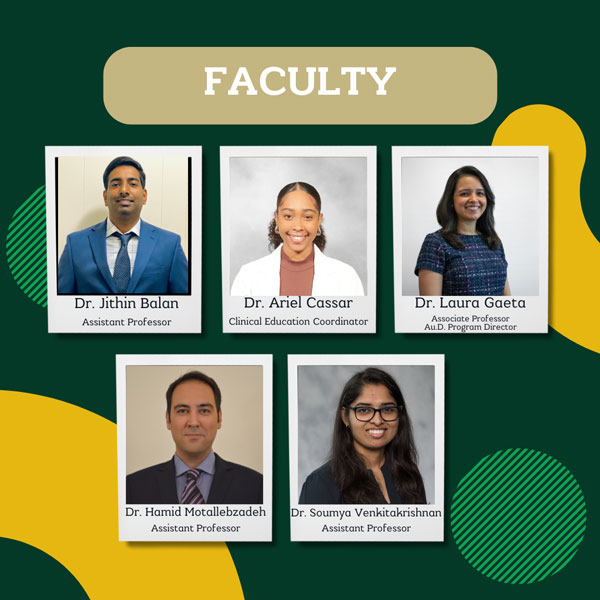 2024-2025 Doctor Of Audiology Full-TIme Faculty