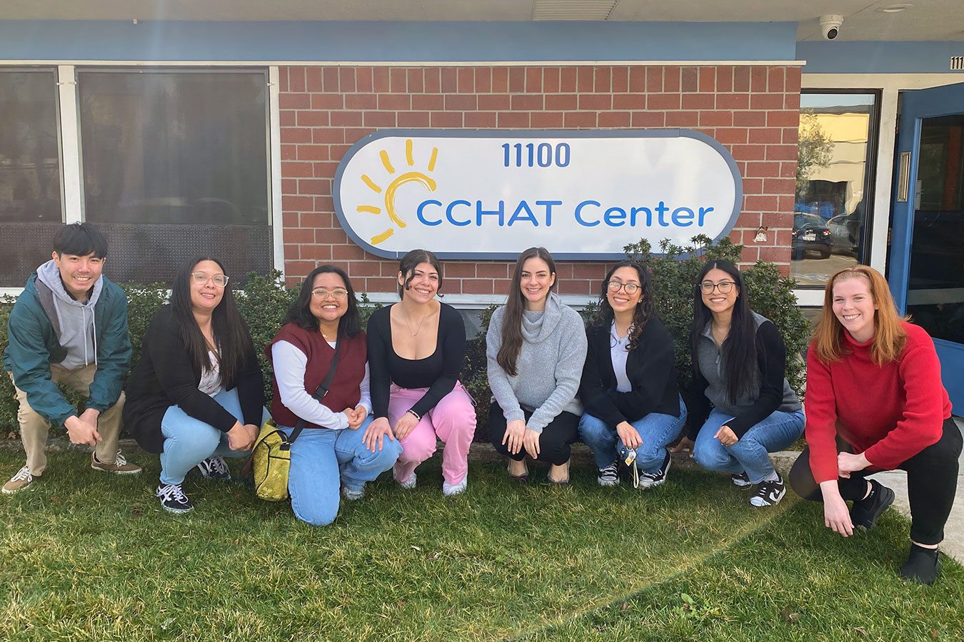SAA officers and members volunteering at the CCHAT Center