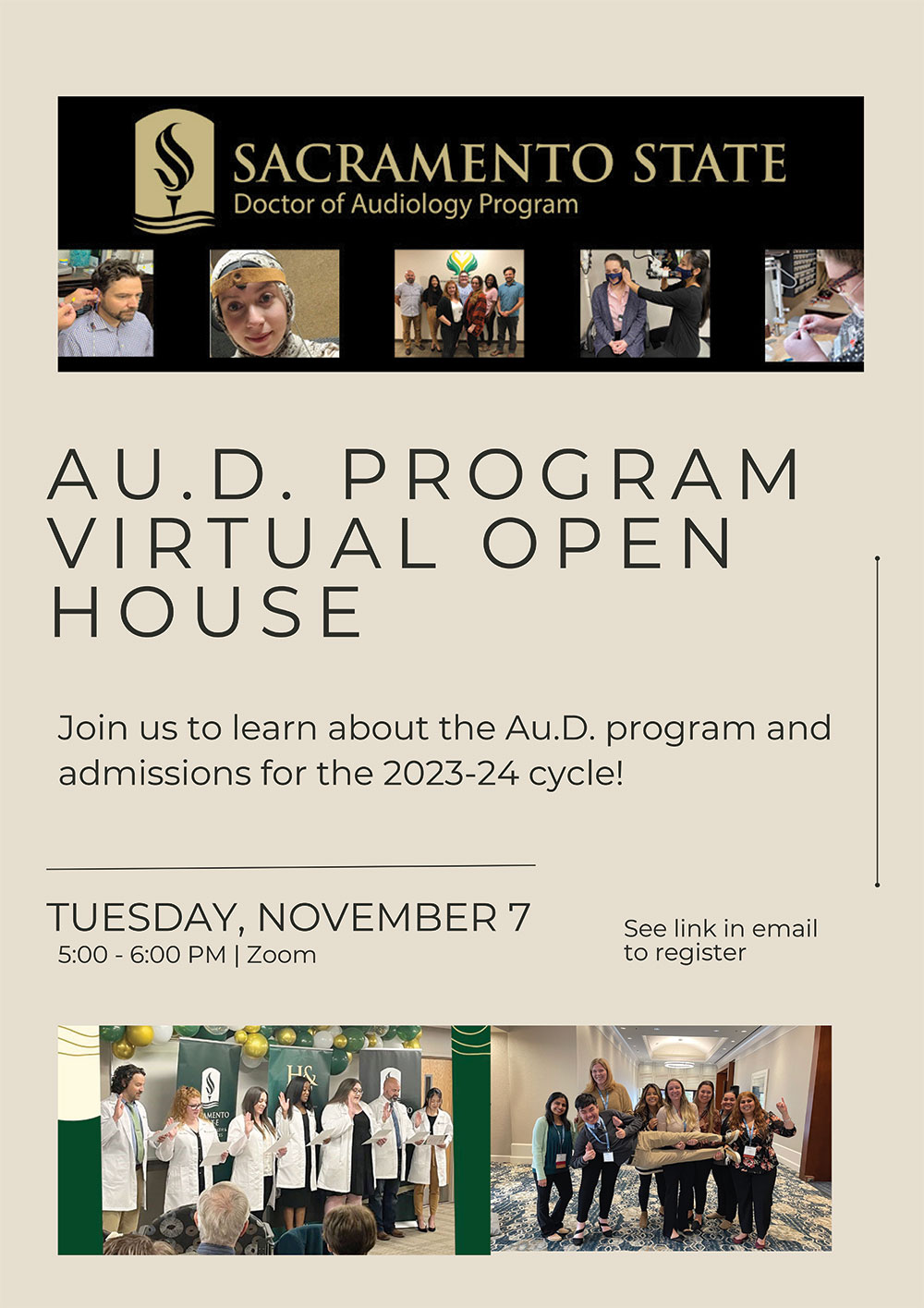 November 7 Virtual Open House flier image