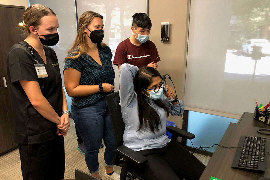 Video otoscope demo