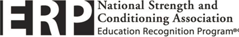 ERP - National Strength and Conditioning Association (Education Recognition Program - copyright)